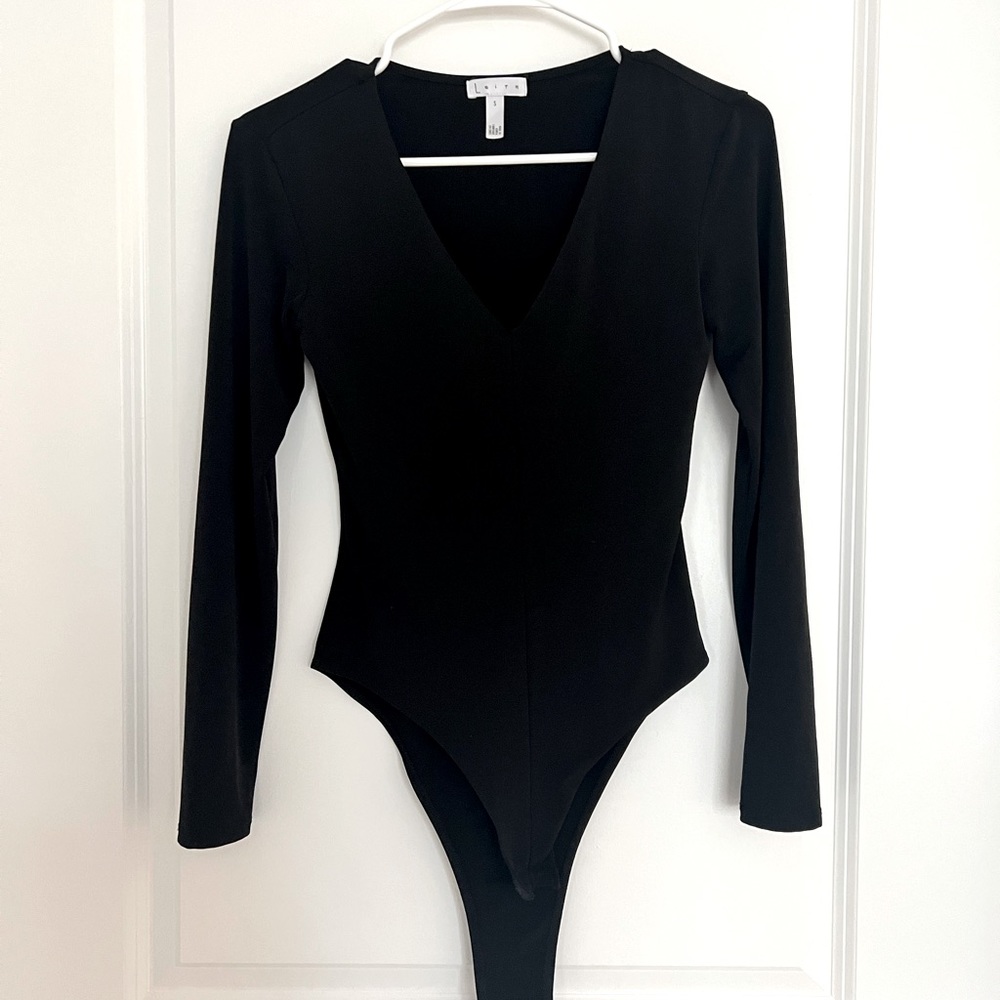 Leith Black Bodysuit